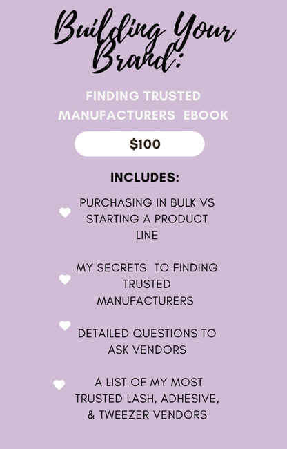 HOW TO FIND MANUFACTURERS w/ TRUSTED VENDOR LIST EBOOK