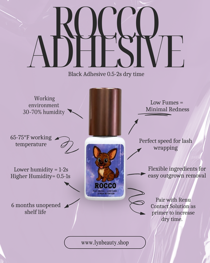 Rocco Black Adhesive