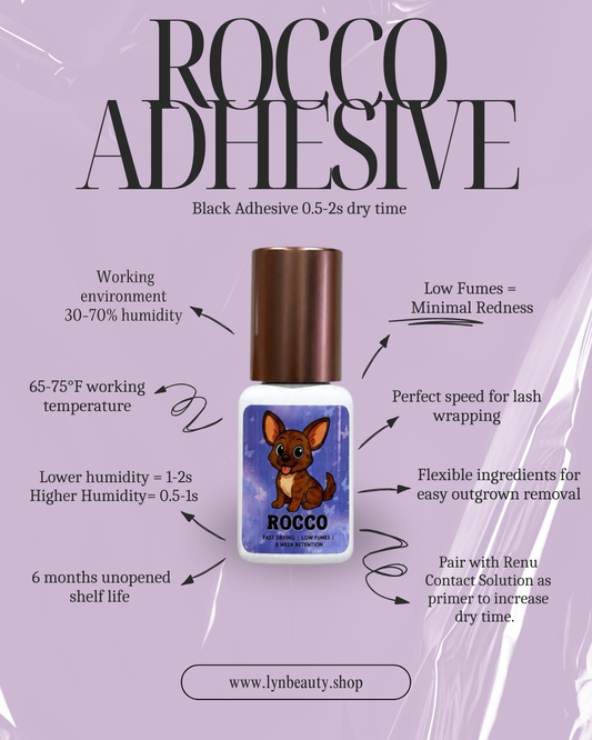 Rocco Black Adhesive