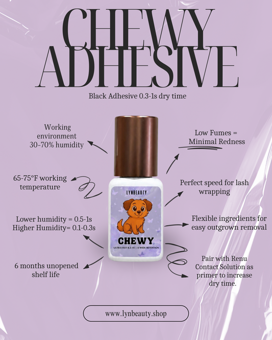 Chewy Black Adhesive